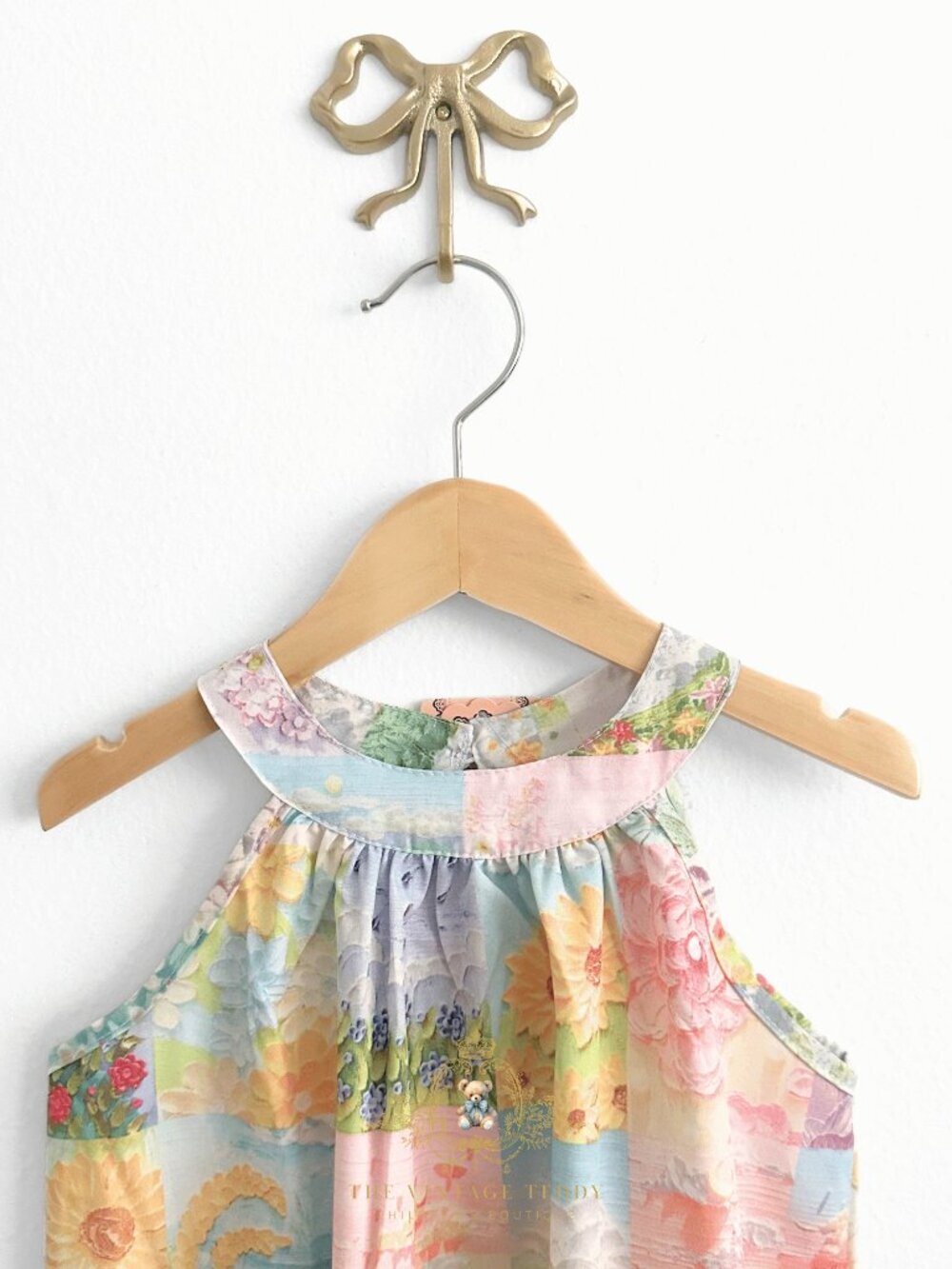NWT Pretty Girls Floral Patchwork Dress Kids Beach Coverup Quick-Dry Summer 2-3T - Picture 2 of 3